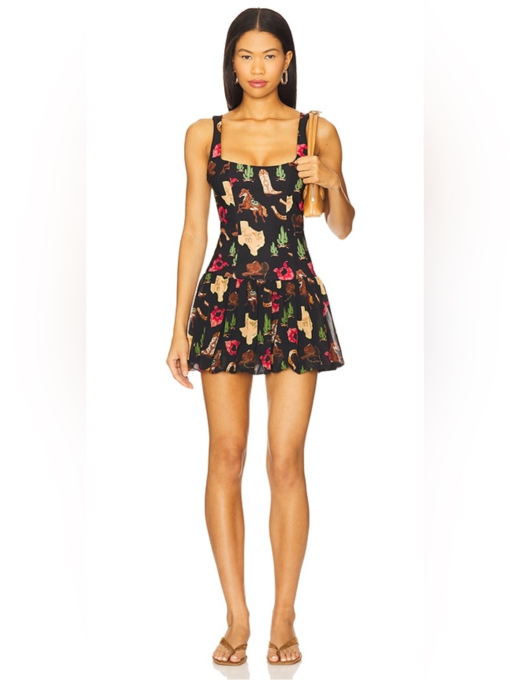 Marlo Mini Dress in Texas Hold Em Show me your Mumu